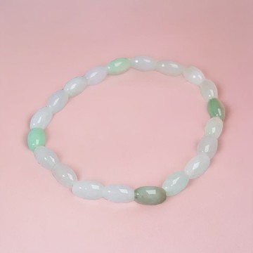 【萬事亨通】冰種翡翠路路通手鍊 | 天然緬甸玉翡翠A貨 | 送禮