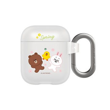【正版授權】LINE FRIENDS經典-迎風起舞強悍防摔AirPods保護套