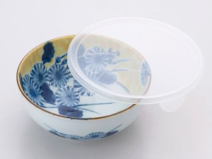 レンジパック 食器 蓋付き フタ付き 大 鉢 ボウル/ ノンラップ大鉢 菊 /保存 鉢 うつわ 漬物 作り置き 常備菜 日本製 和食器 おしゃれ  LINEショッピング