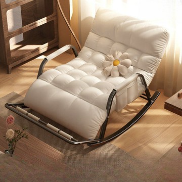 四季可用網紅搖搖椅躺椅陽臺家用客廳午休成人可睡覺懶人沙發搖椅[010209DD]
