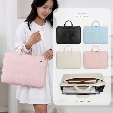 跨境時尚筆記本電腦包14寸女手提簡約小新15.6內膽包平板保護包男