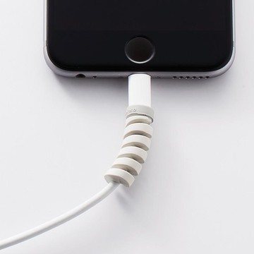 TWIST 螺旋線套 - 4個一入／共2入 灰色組＋黑色組