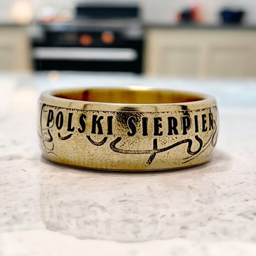 波蘭錢幣戒指 2 茲羅提 2010, 男士波蘭戒指, 波蘭戒指, 古董戒指