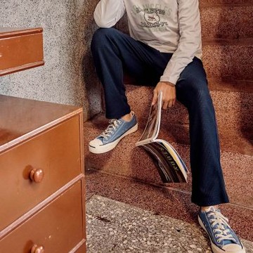 OB嚴選-華夫格素色腰鬆緊休閒褲《KL1212-》