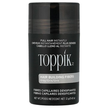 Toppik, 增發纖維，灰色，0.42 盎司（12 克）