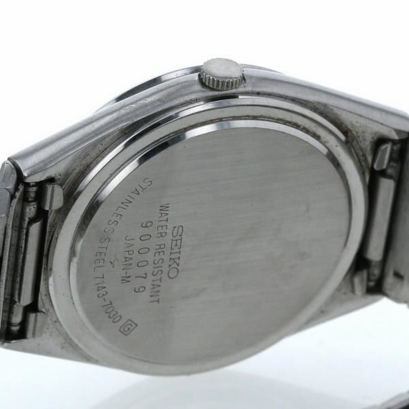 セイコー SEIKO ロードクォーツデイデイト 7143-7030 クオーツ