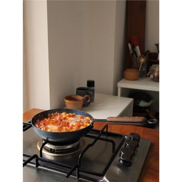 觸造一人食早餐小煎鍋手工鍛打熟鐵無涂層不粘平底輔食煎蛋烙餅