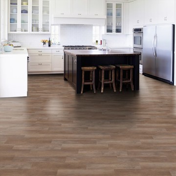 FM無鄰苯彈性石塑防水卡扣地板橡木半坪