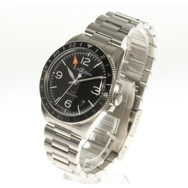 ☆美品 箱保付き【Bell＆Ross】ベル＆ロス GMT BRV293-BL-ST/SST 自動 ...