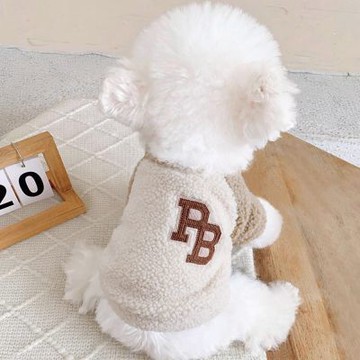 寵汪喵寵穿搭系列PB羊羔絨寵毛孩兩腳衣寵物外出裝(寵物衣服)