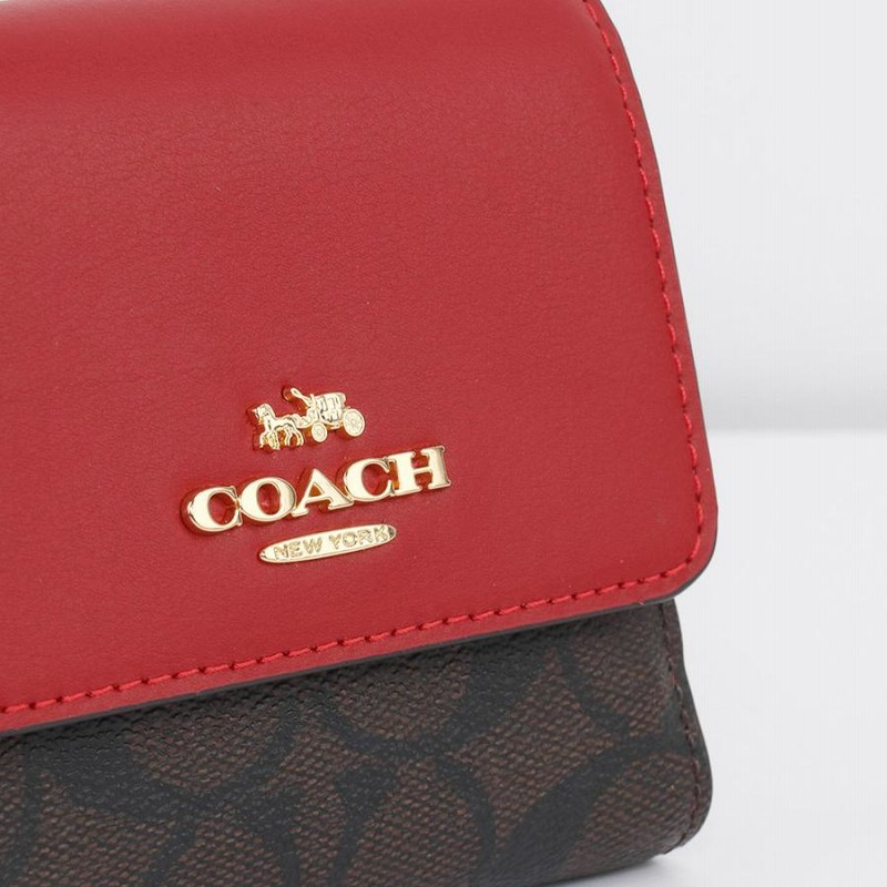 新品】COACH CE930 IMRVQ ブラウン 1941 レッド 新品 www