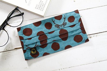 安心防疫【Gi LAI】布口罩套Cloth Masks*圆點麋鹿