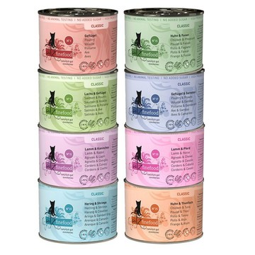 CATZ 【12入組】德國-經典美食家系列 無穀主食罐 200g  finefood貓專用主食罐