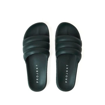 【Projext】防潑水Q彈厚片皮革拖鞋 男款橄欖綠 Scooter Slides Olive Men