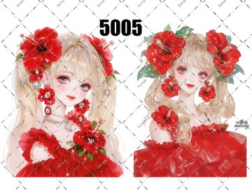 original sticker no.5005 人物貼紙 原創貼紙 原創人物貼紙 裝飾貼紙 cotton melody