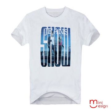 Minidesign-SHOW城市剪影潮流設計短T 五色