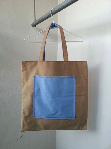 【No Ink】Reversible Carrier Bag-山坡旁的溪流(男包)
