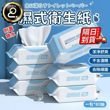 濕式衛生紙 可沖馬桶 濕紙巾 80抽 濕廁紙 廁所濕紙巾 芊柔濕紙巾 女性濕紙巾 成人濕紙巾 溼紙巾 濕巾 QJ1902