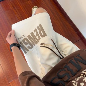 運動短褲男潮牌復古高街褲子美式籃球褲夏季寬松五分褲直筒休閑褲