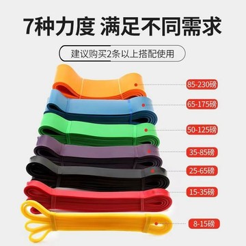 ⚡臺灣出貨⚡彈力帶男力量訓練女阻力帶健身瑜伽伸展拉力繩練肩膀引體向上輔助
