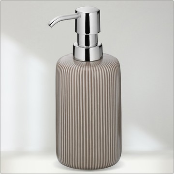 KELA 德國 Ava洗手乳罐(摩卡灰350ml) / 按壓瓶 分裝瓶 乳液瓶 沐浴乳罐 可機洗 洗碗機可洗