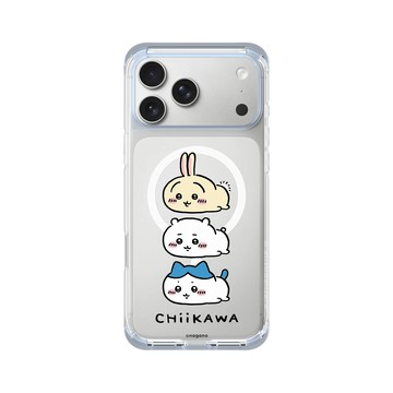 iPhone 17 Pro Max ClearX (MagSafe 兼容) 冰透藍 - 吉伊卡哇Chiikawa - 夢幻三層肉
