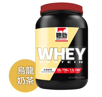 [紅牛] 聰勁即溶乳清蛋白(2磅/罐)-烏龍奶茶風味