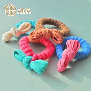 ADA 羊毛蝴蝶結髮繩1入〈全4款〉