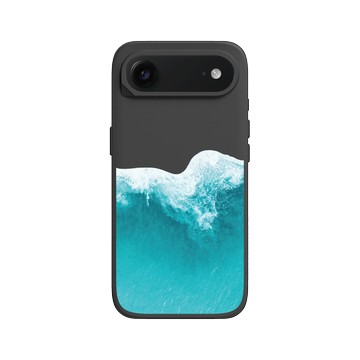 iPhone Air SolidX 黑 - Ocean Collection: Let's Sea 海洋系列：一路向海 - 浪來了