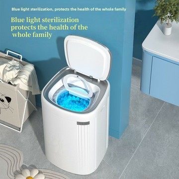 【台灣公司 可開發票】110V伏跨境新款多功能母嬰護理洗衣機全自動洗衣藍光殺菌臺灣美國