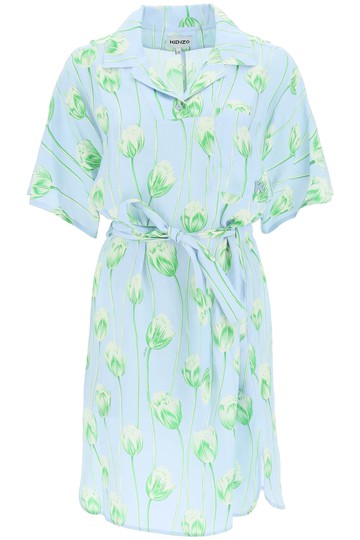 Kenzo - Abito Chemisier Con Cintura