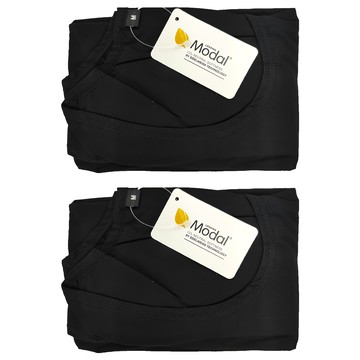 Free King 富立金 冰礦咖啡涼感輕著女背心 2件組  M  黑色  1組