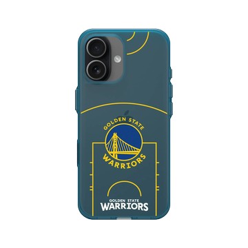 iPhone 17 Clear (相機按鈕) 夜幕藍 - NBA - 球場系列-金州勇士 Golden State Warriors - Court