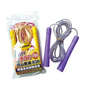 雷鳥 果凍双彩實心跳繩(顏色隨機出貨 ) 6條/盒  LT-158