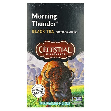 Celestial Seasonings, 紅茶，清晨雷鳴，20 茶包，1.4 盎司（40 克）