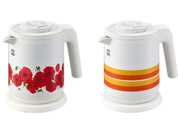 (免運)  TIGER 虎牌 100週年紀念款 PCK-T060 快煮壺 熱水壺 600ml 抑蒸氣 昭和 花紋 復古風 日本代購