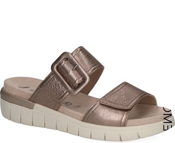 CAPRICE TAUPE METALLIC CASUAL OPEN SLIPPERS 金屬色女款鞋子