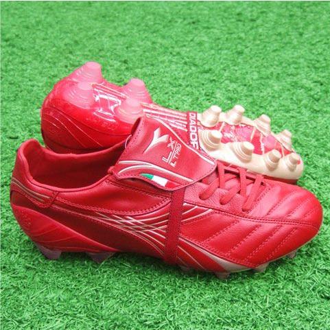 LX LT-PRO MG14+J レッド×ゴールド 【diadora|ディアドラ 