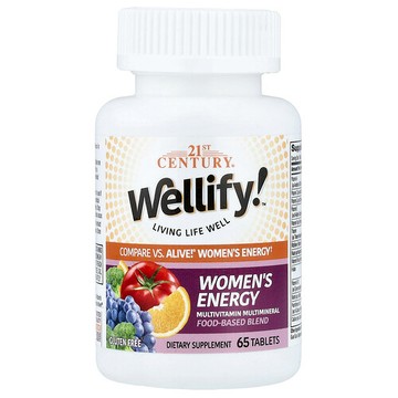 21st Century, Wellify!™ 女性能量，多維生素多礦物質，65 片