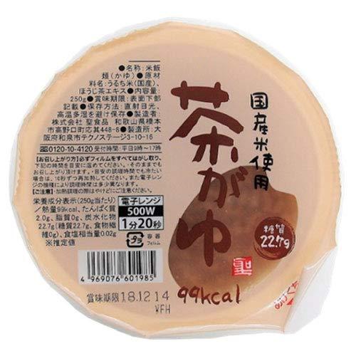 聖食品 国産米使用 茶がゆ 250g×12個入×(2ケース)