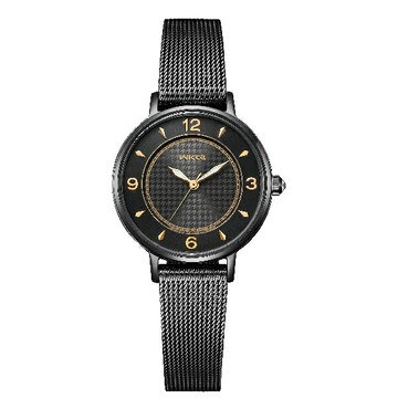 CITIZEN 星辰 KP3-449-51 WICCA少女系列  台灣限定款黑金時尚女錶 28.1mm｜樂天全館特惠中★指定刷卡回饋10%