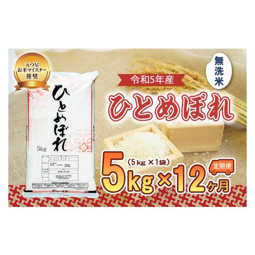 ふるさと納税 岩手県 盛岡市 盛岡市産ひとめぼれ5kg×12か月