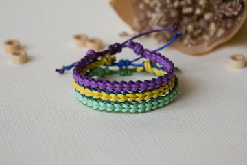 箭頭 / 手工編織手環