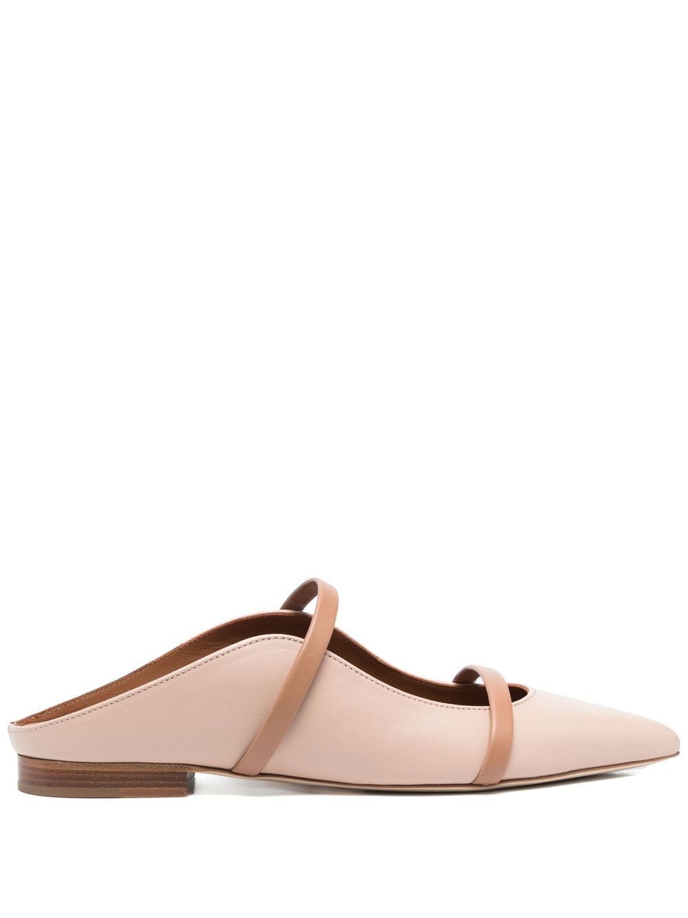 Malone Souliers - Maureen strappy slippers - women - Calf LeatherCalf LeatherCalf Leather - 35 - Neutrals