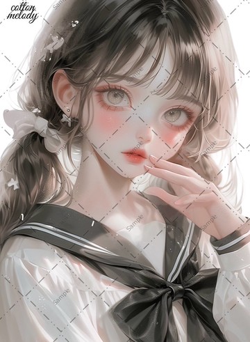 original sticker no.611 人物貼紙 原創貼紙 人物貼紙 女孩貼紙 原創人物貼紙