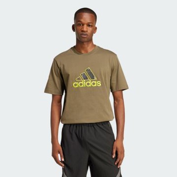 Adidas 愛迪達 Grfx Tee JD5399 男 T恤 運動上衣 休閒短袖 綠 亞版