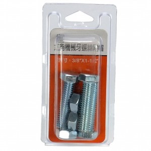 366六角機械牙附帽3/8x1-1/2"