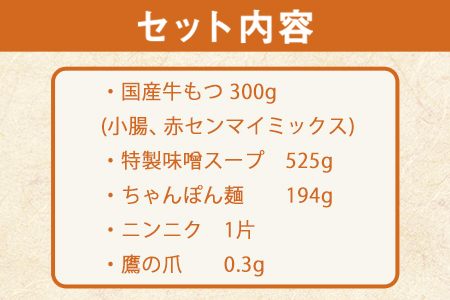 特撰博多もつ鍋  2～3人前 300g 独楽 送料無料 《30日以内に順次出荷(土日祝除く)》