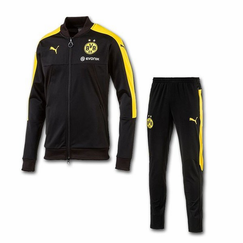 2016 2017年モデル プーマ Puma トレーニングウェア上下セット Bvd ドルトムントスタジアムジャケット トレーニングパンツ 750721 750724 通販 Lineポイント最大0 5 Get Lineショッピング