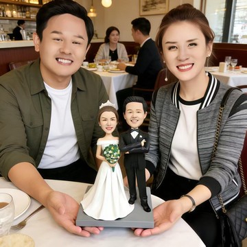 新婚 婚禮小物 結婚禮物訂製 客製化 新郎新娘 人偶 公仔 似颜绘